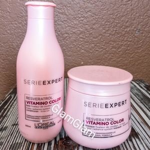 Serie expert vitamino color conditioner and hair masque